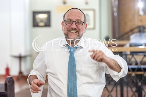  02.09.2018 WARSZAWA<br />STO PYTAN DO RABINA SPOTKANIE Z MICHAELEM SCHUDRICHEM NACZELNYM RABINEM POLSKI<br />N/Z MICHAEL SCHUDRICH<br /> 