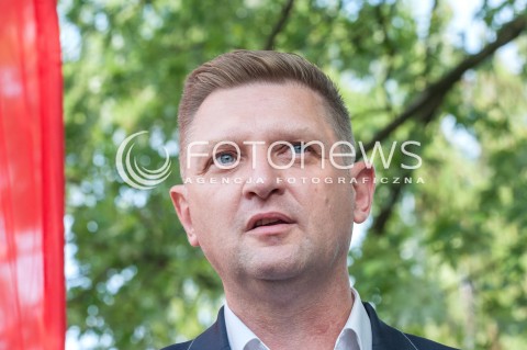  03.09.2018 WARSZAWA<br />PREZENTACJA JEDYNEK SLD LEWICA RAZEM DO RADY WARSZAWY<br />N/Z ANDRZEJ ROZENEK<br /> 