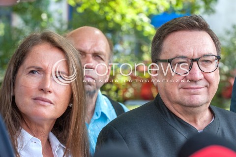  03.09.2018 WARSZAWA<br />PREZENTACJA JEDYNEK SLD LEWICA RAZEM DO RADY WARSZAWY<br />N/Z MONIKA JARUZELSKA PIOTR GADZINOWSKI<br /> 