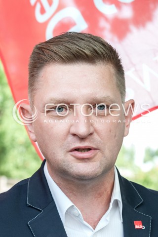  03.09.2018 WARSZAWA<br />PREZENTACJA JEDYNEK SLD LEWICA RAZEM DO RADY WARSZAWY<br />N/Z ANDRZEJ ROZENEK<br /> 
