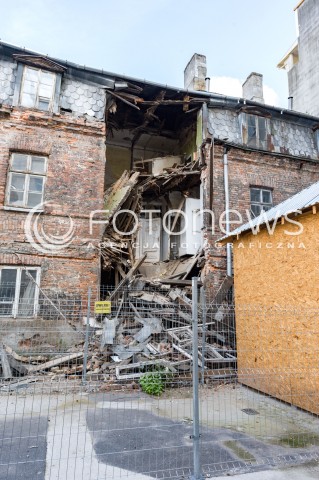  03.09.2018 WARSZAWA<br />ZAWALONA KAMIENICA PRZY POZNANSKIEJ<br />N/Z KAMIENICA<br /> 