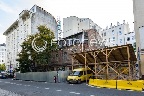  03.09.2018 WARSZAWA<br />ZAWALONA KAMIENICA PRZY POZNANSKIEJ<br />N/Z KAMIENICA<br /> 