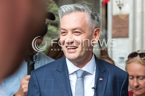  04.09.2018 WARSZAWA<br />KONFERENCJA PRASOWA ROBERTA BIEDRONIA<br />N/Z ROBERT BIEDRON<br /> 