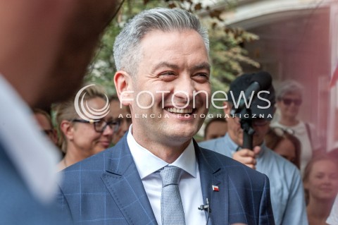  04.09.2018 WARSZAWA<br />KONFERENCJA PRASOWA ROBERTA BIEDRONIA<br />N/Z ROBERT BIEDRON<br /> 
