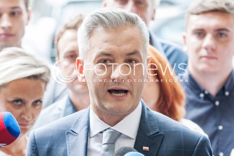  04.09.2018 WARSZAWA<br />KONFERENCJA PRASOWA ROBERTA BIEDRONIA<br />N/Z ROBERT BIEDRON<br /> 