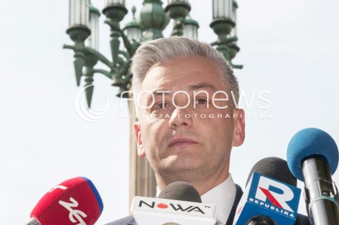  04.09.2018 WARSZAWA<br />KONFERENCJA PRASOWA ROBERTA BIEDRONIA<br />N/Z ROBERT BIEDRON<br /> 