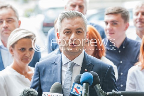  04.09.2018 WARSZAWA<br />KONFERENCJA PRASOWA ROBERTA BIEDRONIA<br />N/Z ROBERT BIEDRON<br /> 