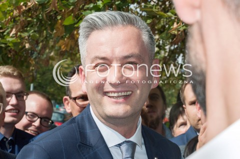  04.09.2018 WARSZAWA<br />KONFERENCJA PRASOWA ROBERTA BIEDRONIA<br />N/Z ROBERT BIEDRON<br /> 