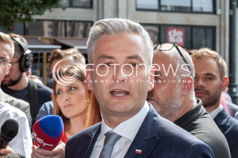  04.09.2018 WARSZAWA<br />KONFERENCJA PRASOWA ROBERTA BIEDRONIA<br />N/Z ROBERT BIEDRON<br /> 