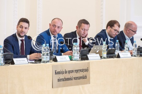 Posiedzenie komisji do spraw nieruchomości warszawskich w Warszawie