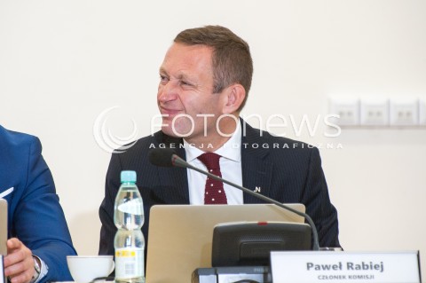  04.09.2018 WARSZAWA<br />POSIEDZENIE KOMISJI DO SPRAW REPRYWATYZACJI NIERUCHOMOSCI WARSZAWSKICH<br />KOMISJA WERYFIKACYJNA<br />N/Z PAWEL RABIEJ<br /> 