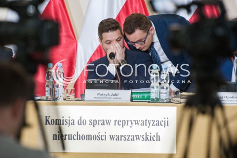  04.09.2018 WARSZAWA<br />POSIEDZENIE KOMISJI DO SPRAW REPRYWATYZACJI NIERUCHOMOSCI WARSZAWSKICH<br />KOMISJA WERYFIKACYJNA<br />N/Z PATRYK JAKI<br /> 