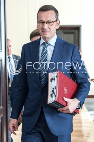  04.09.2018 WARSZAWA<br />POSIEDZENIE RADY MINISTROW<br />N/Z PREMIER MATEUSZ MORAWIECKI<br /> 