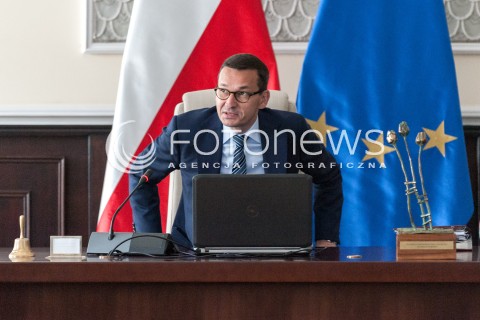  04.09.2018 WARSZAWA<br />POSIEDZENIE RADY MINISTROW<br />N/Z PREMIER MATEUSZ MORAWIECKI<br /> 