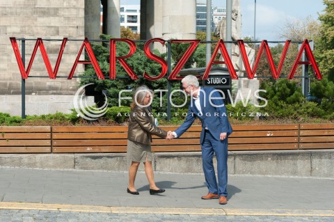  05.09.2018 WARSZAWA<br />KONFERENCJA JACKA WOJCIECHOWICZA<br />N/Z JACEK WOJCIECHOWICZ KRYSTYNA PRONKO<br /> 