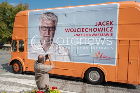  06.09.2018 WARSZAWA<br />KAMPANIA WOJCIECHOWICZBUS RUSZA<br />N/Z JACEK WOJCIECHOWICZ<br /> 