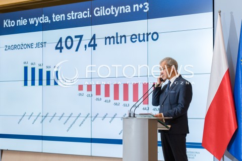  07.09.2018 WARSZAWA<br />KONFERENCJA MINISTRA INWESTYCJI I ROZWOJU<br />N/Z JERZY KWIECINSKI<br /> 