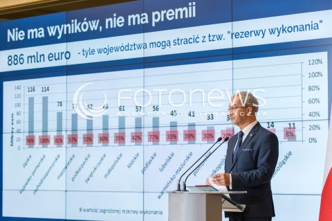  07.09.2018 WARSZAWA<br />KONFERENCJA MINISTRA INWESTYCJI I ROZWOJU<br />N/Z JERZY KWIECINSKI<br /> 