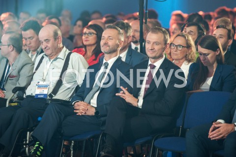  08.09.2018 WARSZAWA<br />KONWENCJA KOALICJI OBYWATELSKIEJ<br />N/Z JAROSLAW WALESA STAWOMIR NITRAS DOROTA EWA MALINOWSKA GRUPINSKA<br /> 