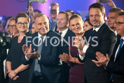  08.09.2018 WARSZAWA<br />KONWENCJA KOALICJI OBYWATELSKIEJ<br />N/Z KATARZYNA LUBNAUER GRZEGORZ SCHETYNA BARBARA NOWACKA RAFAL TRZASKOWSKI DARIUSZ JONSKI<br /> 