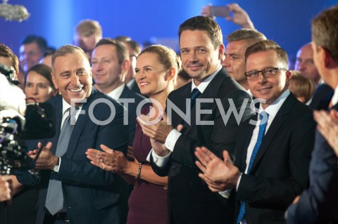  08.09.2018 WARSZAWA<br />KONWENCJA KOALICJI OBYWATELSKIEJ<br />N/Z GRZEGORZ SCHETYNA BARBARA NOWACKA RAFAL TRZASKOWSKI DARIUSZ JONSKI<br /> 