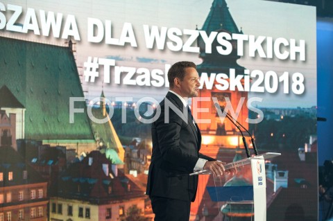  08.09.2018 WARSZAWA<br />KONWENCJA KOALICJI OBYWATELSKIEJ<br />N/Z RAFAL TRZASKOWSKI<br /> 