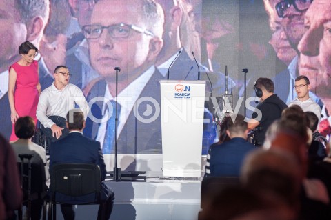  08.09.2018 WARSZAWA<br />KONWENCJA KOALICJI OBYWATELSKIEJ<br />N/Z KUBA JAKUB HARTWICH ADRIAN GLINKA<br /> 