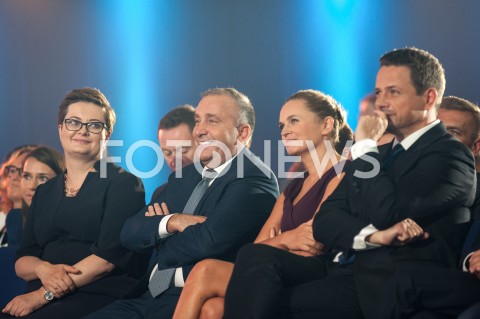  08.09.2018 WARSZAWA<br />KONWENCJA KOALICJI OBYWATELSKIEJ<br />N/Z KATARZYNA LUBNAUER GRZEGORZ SCHETYNA BARBARA NOWACKA RAFAL TRZASKOWSKI<br /> 