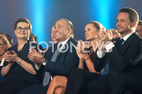  08.09.2018 WARSZAWA<br />KONWENCJA KOALICJI OBYWATELSKIEJ<br />N/Z KATARZYNA LUBNAUER GRZEGORZ SCHETYNA BARBARA NOWACKA RAFAL TRZASKOWSKI<br /> 