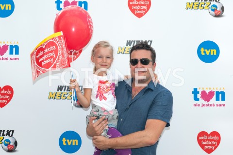  09.09.2018 WARSZAWA<br />
WIELKI MECZ TVN VS WOSP<br />
N/Z ROBERT KUDELSKI Z CORKA<br />
 