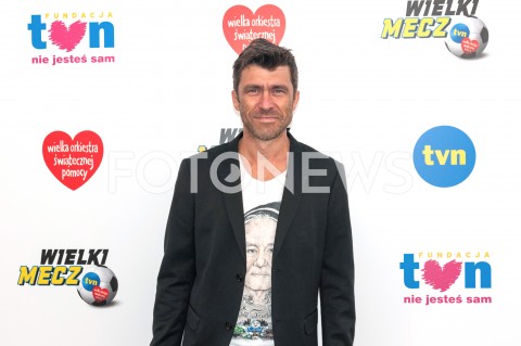  09.09.2018 WARSZAWA<br />
WIELKI MECZ TVN VS WOSP<br />
N/Z MARCIN CZARNIK<br />
 