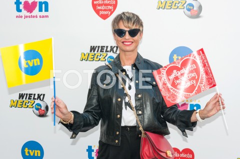  09.09.2018 WARSZAWA<br />
WIELKI MECZ TVN VS WOSP<br />
N/Z KATARZYNA SOKOLOWSKA<br />
 