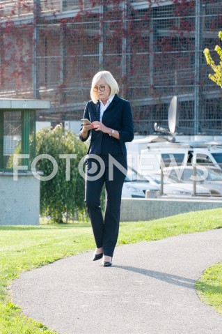  10.09.2018 WARSZAWA<br />KONFERENCJA PREMIERA MATEUSZA MORAWIECKIEGO ORAZ BYLEGO MISTRZA SWIATA W FORMULE 1 MIKI HAKKINENA<br />N/Z JOANNA KOPCINSKA<br /> 