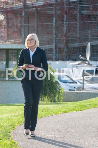  10.09.2018 WARSZAWA<br />KONFERENCJA PREMIERA MATEUSZA MORAWIECKIEGO ORAZ BYLEGO MISTRZA SWIATA W FORMULE 1 MIKI HAKKINENA<br />N/Z JOANNA KOPCINSKA<br /> 