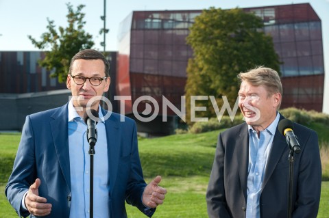 Konferencja Premiera Mateusza Morawieckiego i Miki Häkkinena w Warszawie