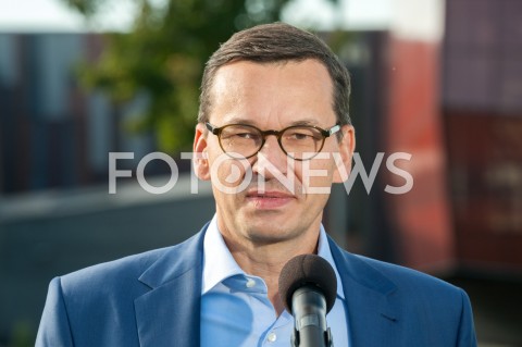  10.09.2018 WARSZAWA<br />KONFERENCJA PREMIERA MATEUSZA MORAWIECKIEGO ORAZ BYLEGO MISTRZA SWIATA W FORMULE 1 MIKI HAKKINENA<br />N/Z PREMIER MATEUSZ MORAWIECKI<br /> 