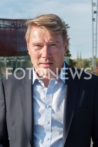  10.09.2018 WARSZAWA<br />KONFERENCJA PREMIERA MATEUSZA MORAWIECKIEGO ORAZ BYLEGO MISTRZA SWIATA W FORMULE 1 MIKI HAKKINENA<br />N/Z MIKA HAKKINEN<br /> 