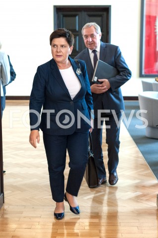  11.09.2018 WARSZAWA<br />POSIEDZENIE RADY MINISTROW<br />N/Z HENRYK KOWALCZYK BEATA SZYDLO<br /> 
