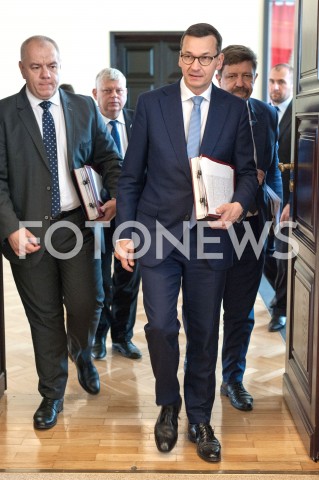  11.09.2018 WARSZAWA<br />POSIEDZENIE RADY MINISTROW<br />N/Z PREMIER MATEUSZ MORAWIECKI JACEK SASIN MAREK SUSKI<br /> 