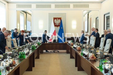  11.09.2018 WARSZAWA<br />POSIEDZENIE RADY MINISTROW<br />N/Z PREMIER MATEUSZ MORAWIECKI<br /> 