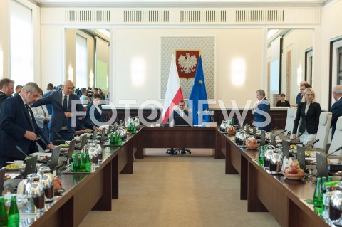  11.09.2018 WARSZAWA<br />POSIEDZENIE RADY MINISTROW<br />N/Z PREMIER MATEUSZ MORAWIECKI<br /> 