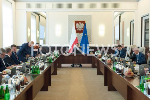 Posiedzenie Rady Ministrów w Warszawie