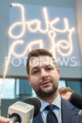  11.09.2018 WARSZAWA<br />KONFERENCJA PATRYKA JAKIEGO W JAKICAFE<br />N/Z PATRYK JAKI<br /> 