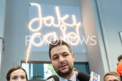  11.09.2018 WARSZAWA<br />KONFERENCJA PATRYKA JAKIEGO W JAKICAFE<br />N/Z PATRYK JAKI<br /> 