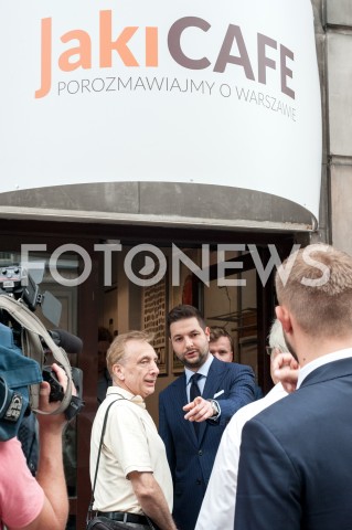  11.09.2018 WARSZAWA<br />KONFERENCJA PATRYKA JAKIEGO W JAKICAFE<br />N/Z PATRYK JAKI<br /> 