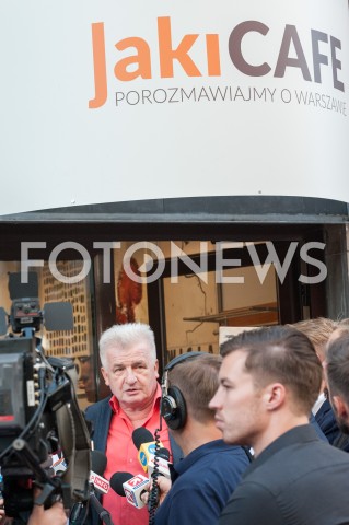  12.09.2018 WARSZAWA<br />SPOTKANIE PATRYKA JAKIEGO Z KONTRKANDYDATAMI DO URZEDU PREZYDENTA<br />N/Z PIOTR IKONOWICZ<br /> 