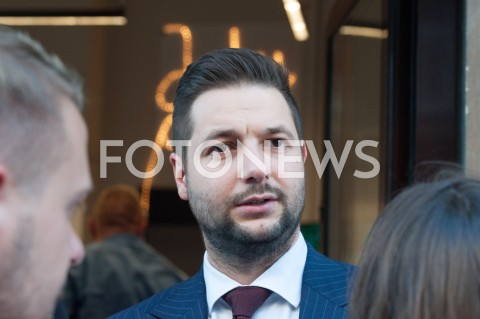  12.09.2018 WARSZAWA<br />SPOTKANIE PATRYKA JAKIEGO Z KONTRKANDYDATAMI DO URZEDU PREZYDENTA<br />N/Z PATRYK JAKI<br /> 