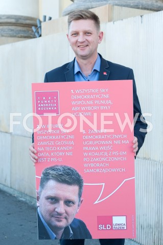  12.09.2018 WARSZAWA<br />KONFERENCJA POLITYKOW SLD<br />N/Z ANDRZEJ ROZENEK<br /> 