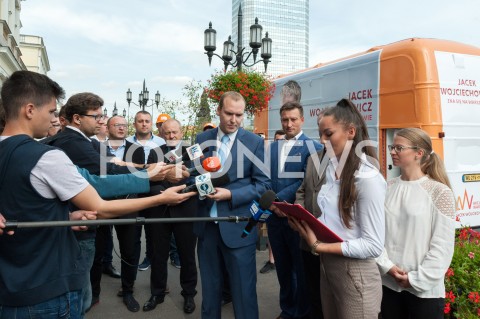  13.09.2018 WARSZAWA<br />PREZENTACJA JEDYNEK JACKA WOJCIECHOWICZA DO RADY MIASTA<br />N/Z GRZEGORZ GRUCHALSKI<br /> 