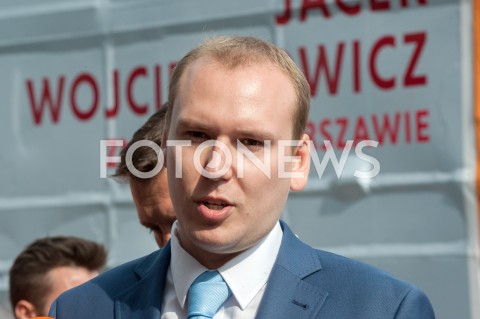  13.09.2018 WARSZAWA<br />PREZENTACJA JEDYNEK JACKA WOJCIECHOWICZA DO RADY MIASTA<br />N/Z GRZEGORZ GRUCHALSKI<br /> 